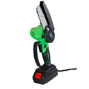 Mini Motosserra Elétrica Sem Fio Portátil Bivolt 110v/220v 4 Polegadas 2 Baterias e Maleta